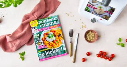 Monsieur Cuisine So easy Spezial liegt bereit.