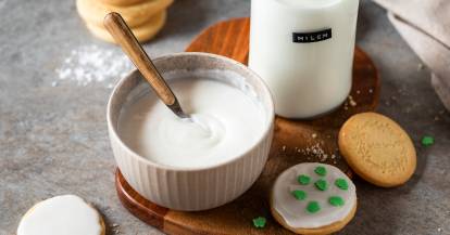 Zuckerguss mit Milch