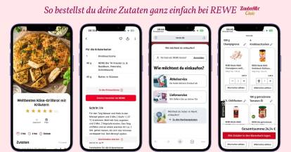 Schritt für Schritt Bestellung REWE ZauberMix Club Screenshots