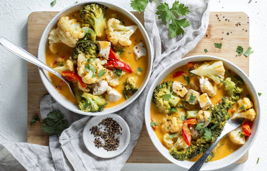 Brokkoli-Blumenkohl-Curry