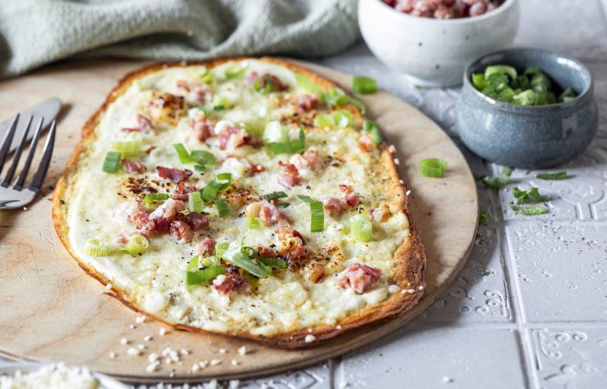 Low-Carb-Flammkuchen