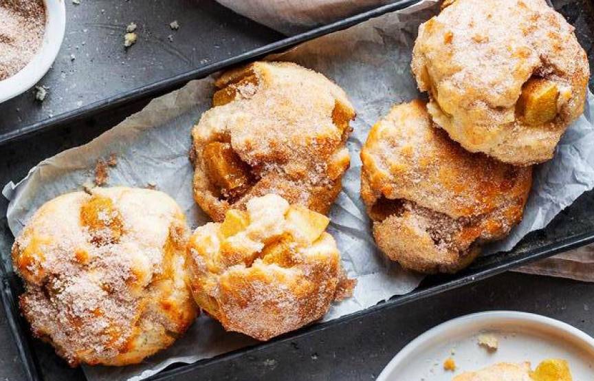 Apfelballen vom Blech