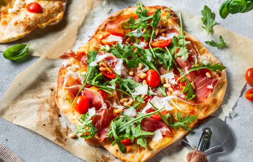 Flammkuchen italienisch