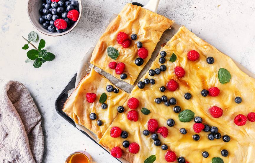 Pfannkuchen vom Blech