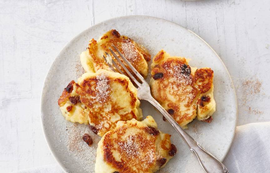 5-Zutaten-Quark-Keulchen mit Rosinen