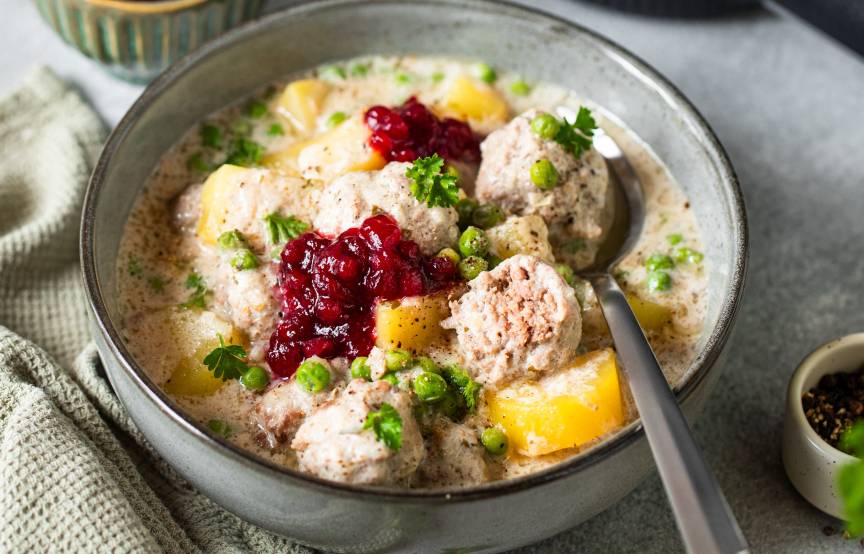 Schwedischer Hacktopf „Köttbullar“ Style