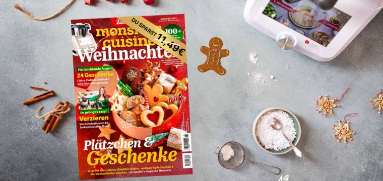 ZauberMix Weihnachten Spezia neben dem Monsieur Cuisine von oben fotografiert