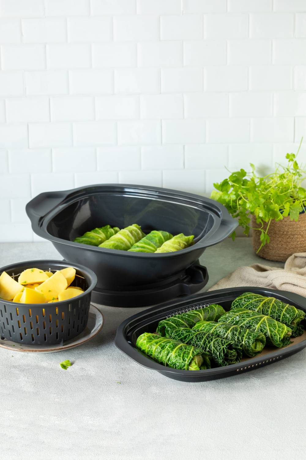 Kohlrouladen ruckzuck im Dampfgarer