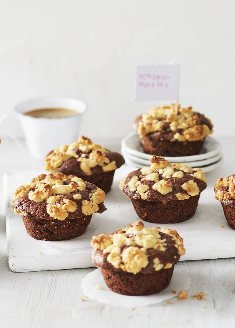 Schokomuffins mit Streuseln