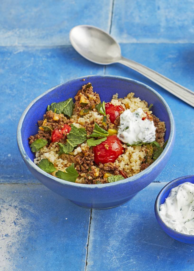 All-in-one-Couscous mit Hackfleisch