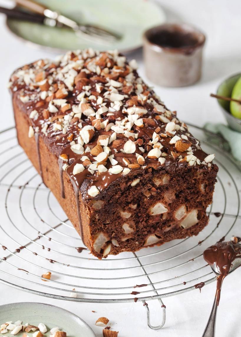 Birnen-Schokokuchen