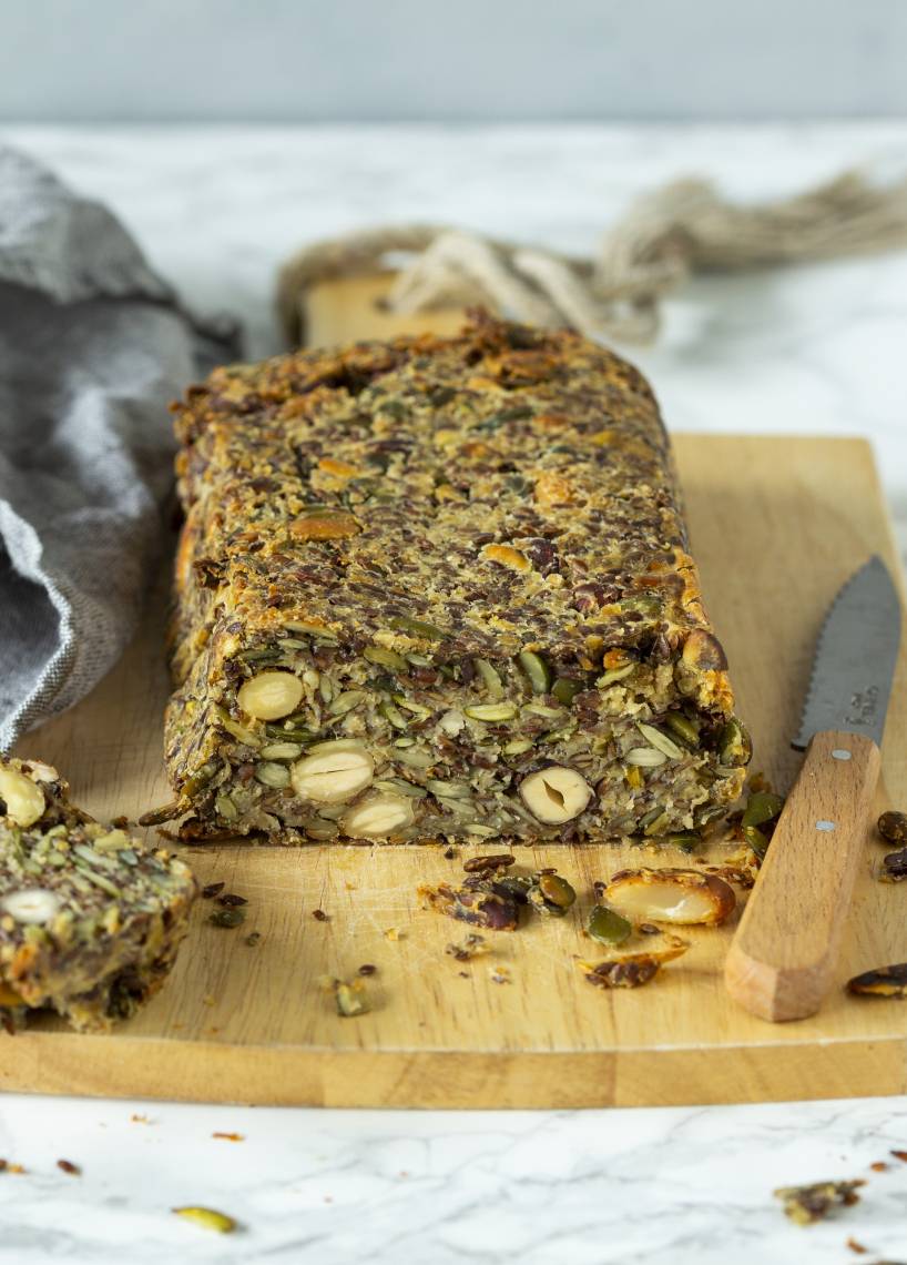 Glutenfreies Körnerbrot mit Nüssen