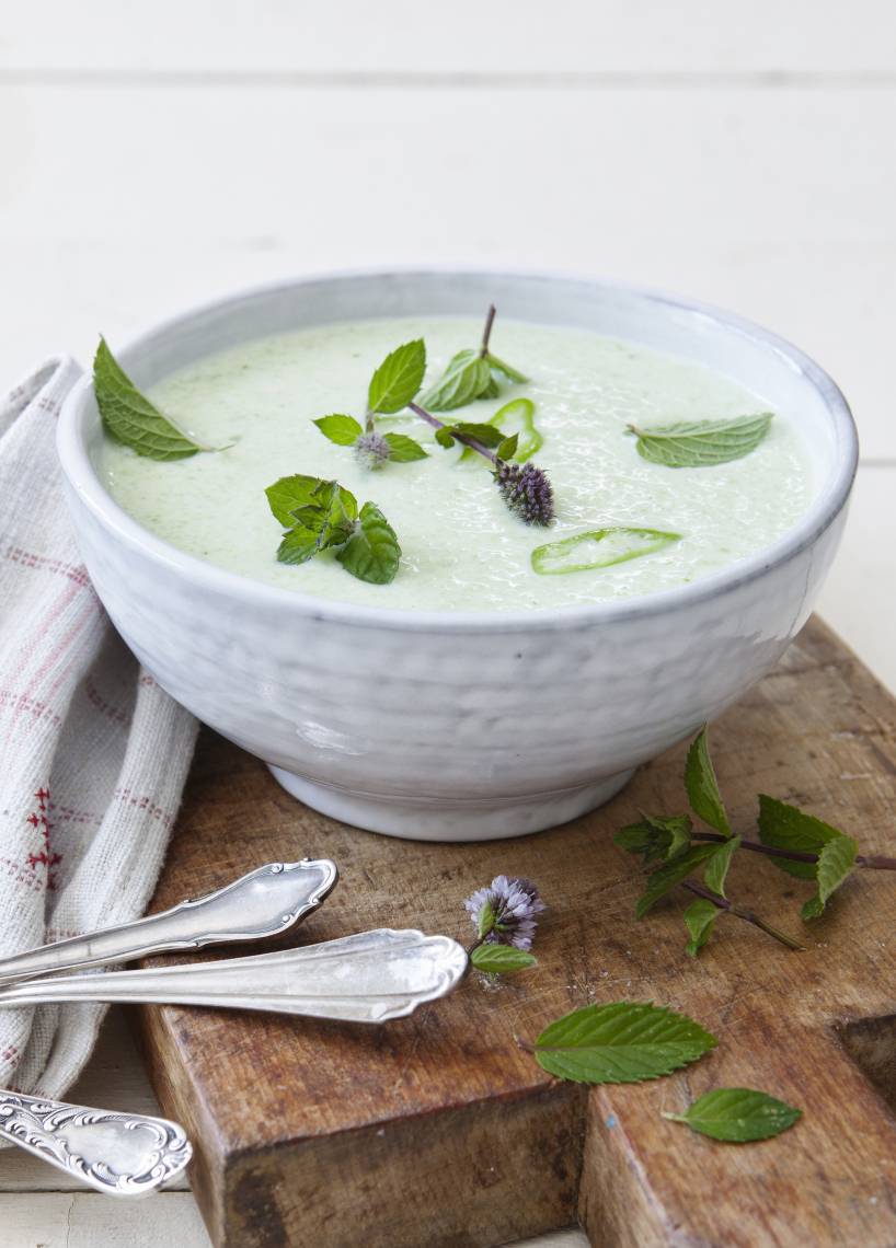 Kalte Gurkensuppe