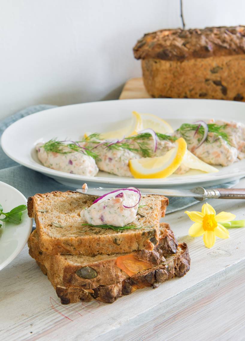 Karottenbrot mit Kürbiskernen