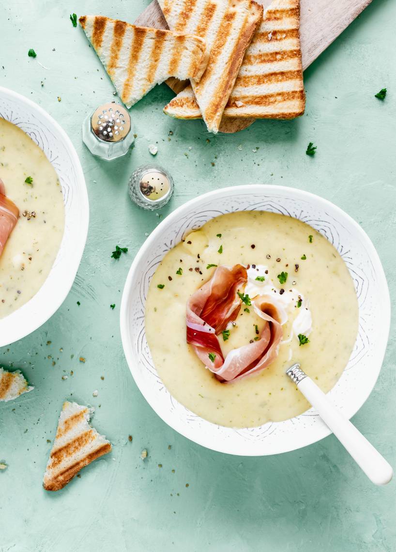 Kartoffelsuppe mit Räucherschinken