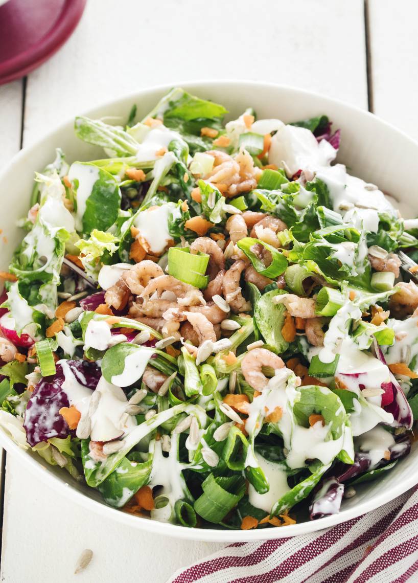 Krabbensalat mit Dressing Sylter Art