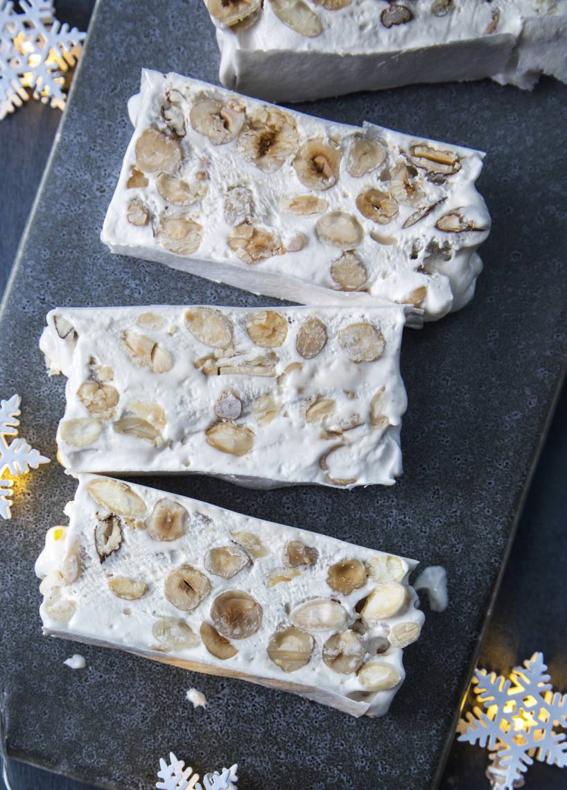 Mandel-Haselnuss-Nougat