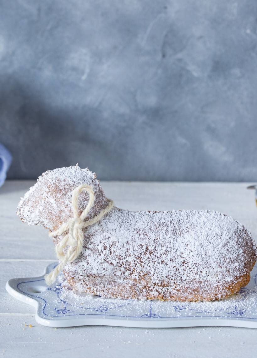 Osterlamm mit Eierlikör