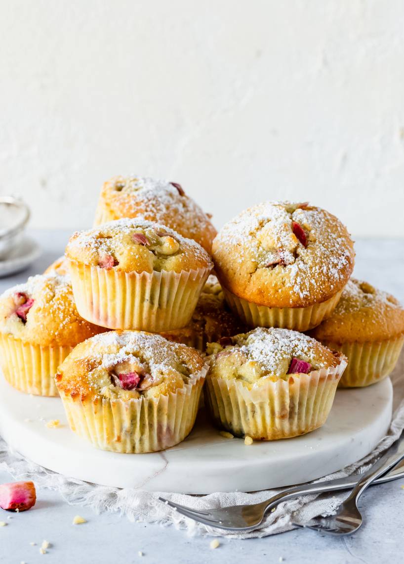 Rhabarber-Muffins