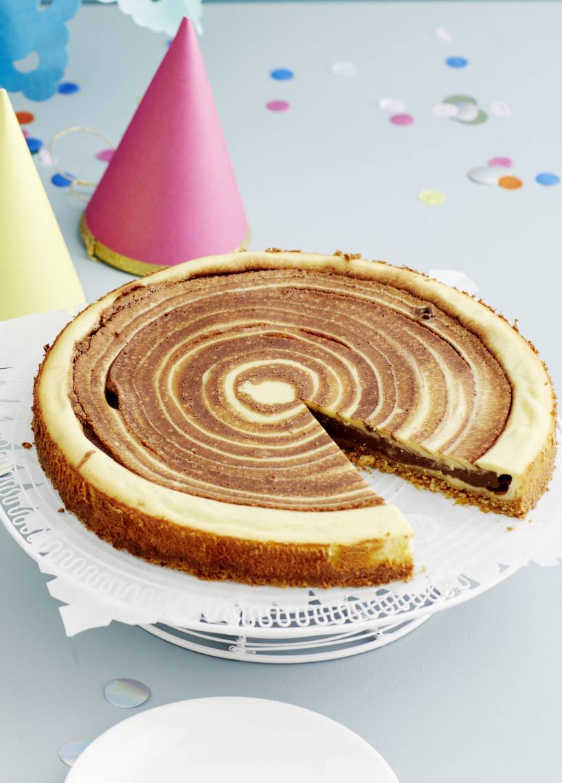 Schoko-Kokos-Baumstammkuchen