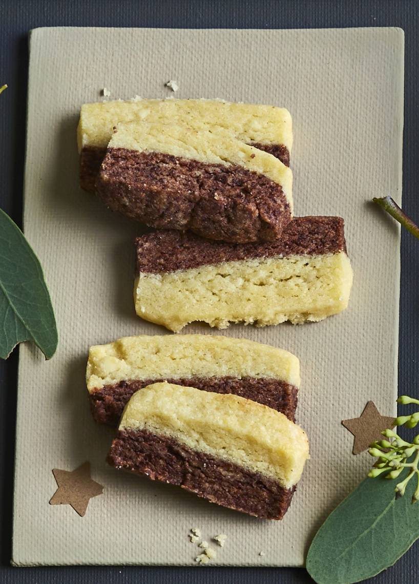 Schwarz-weiß-Gebäck