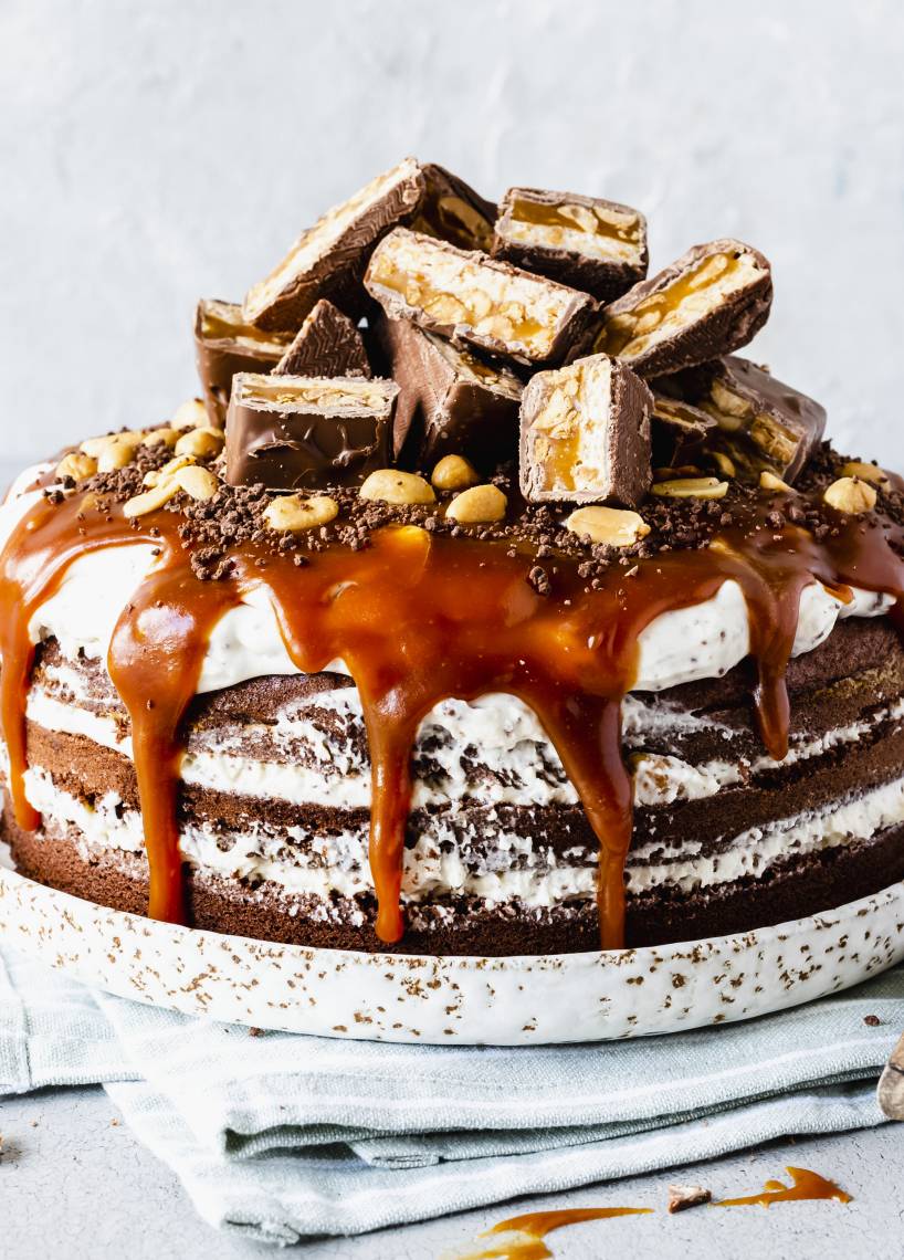 Snickers-Torte