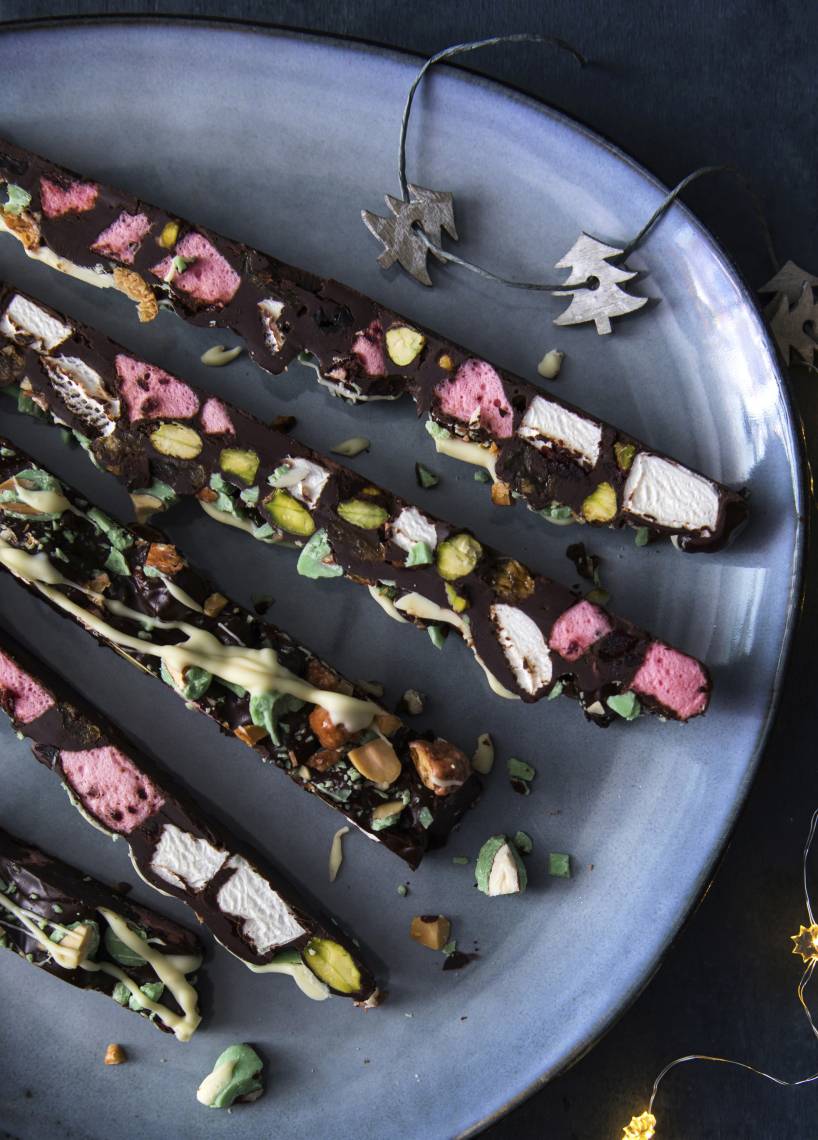 Weihnachtliches Rocky Road