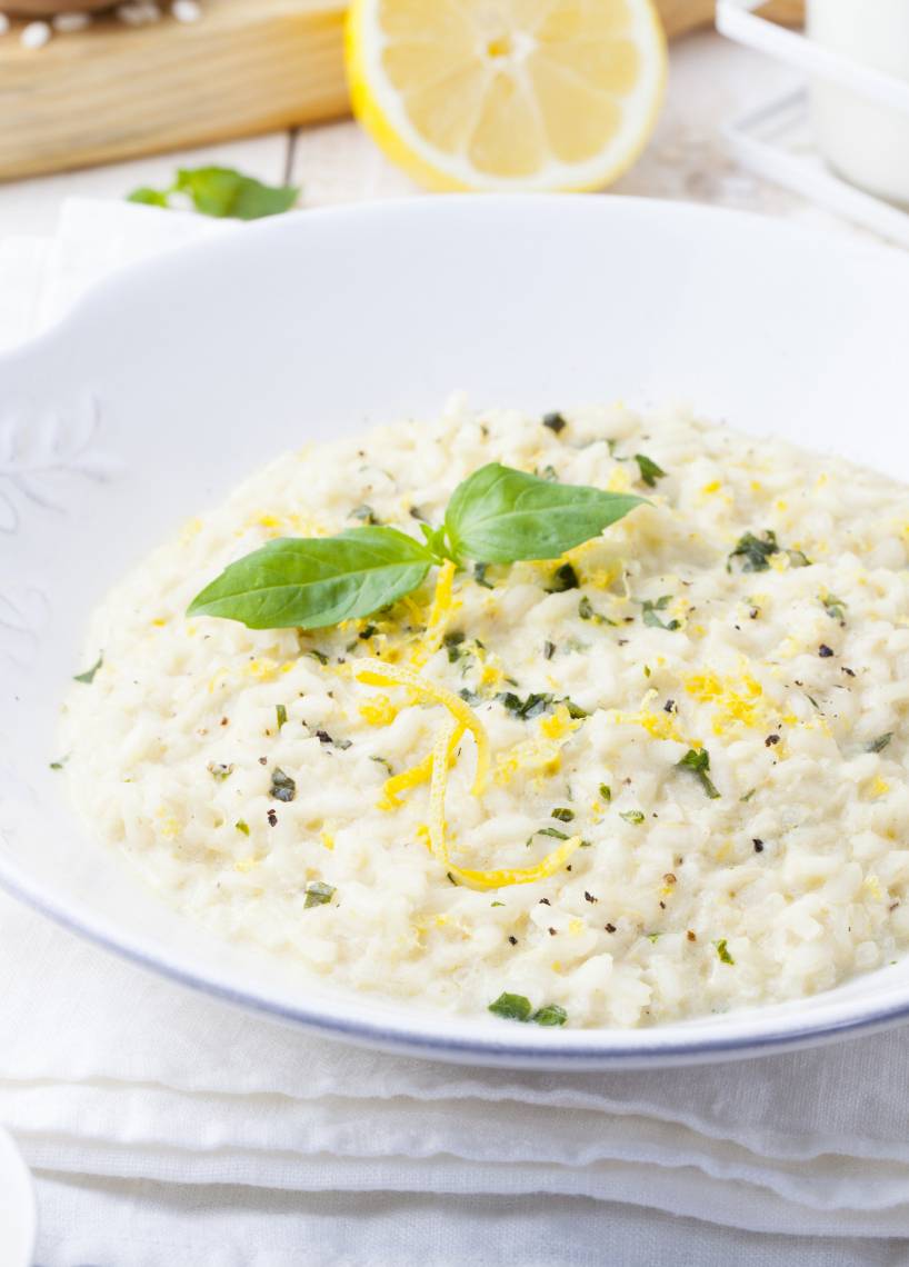 Zitronenrisotto