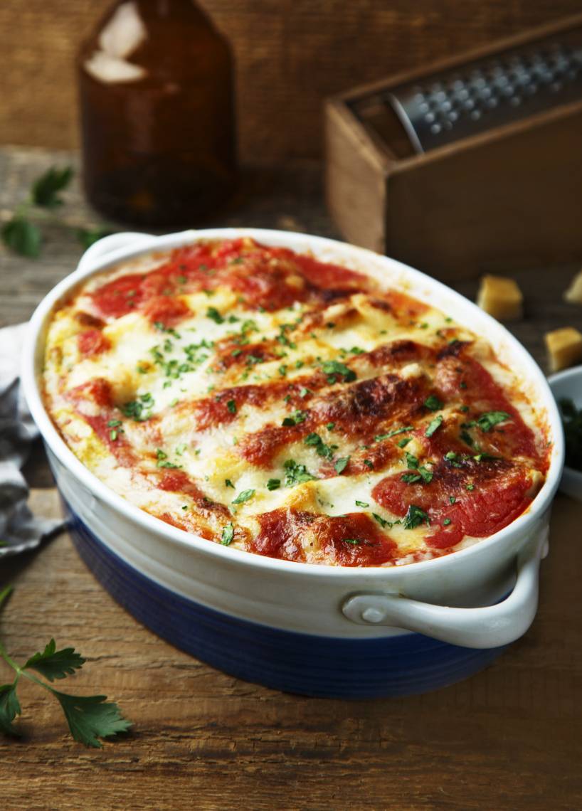 Zucchini-Hack-Lasagne