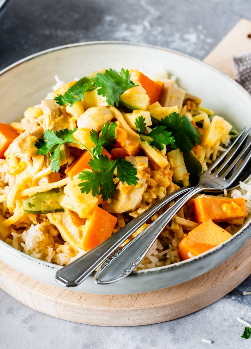 Fruchtiges Curry mit Basmatireis