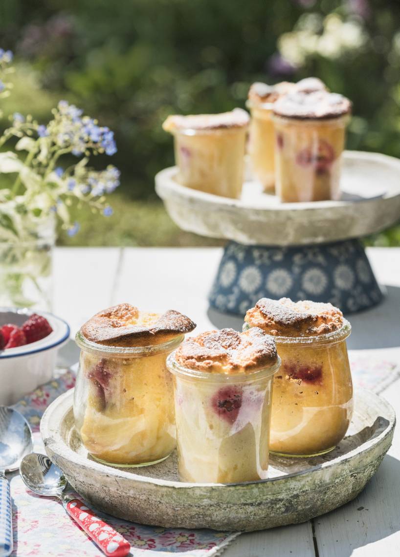 Käsekuchen im Glas