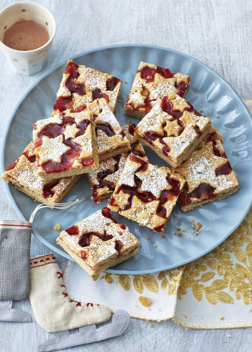 Linzer-Schnitten mit Johannisbeergelee