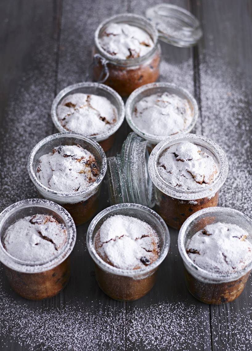 Mini-Stollen im Glas