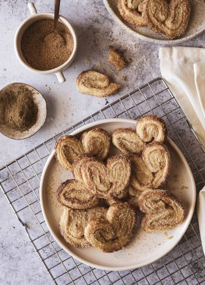 Schweinsöhrchen mit Zimt-Zucker