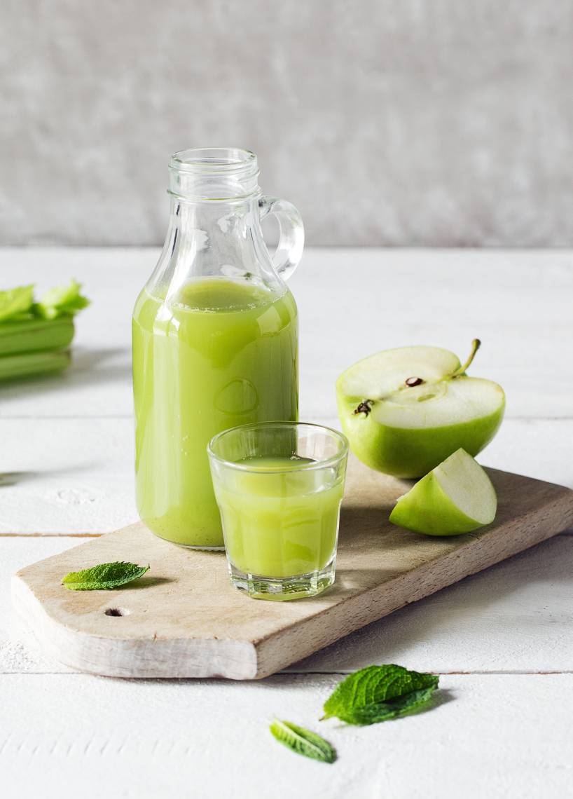 Sellerie-Apfel-Shot
