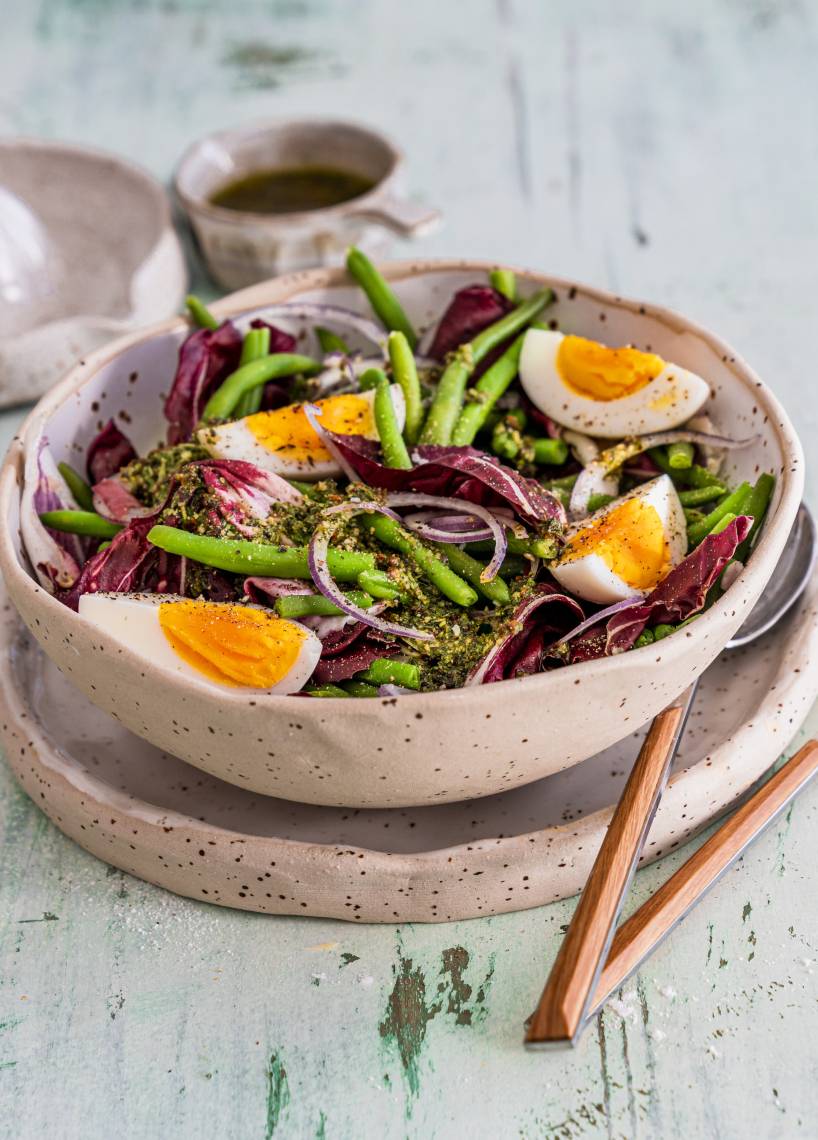 Bohnensalat mit Radicchio