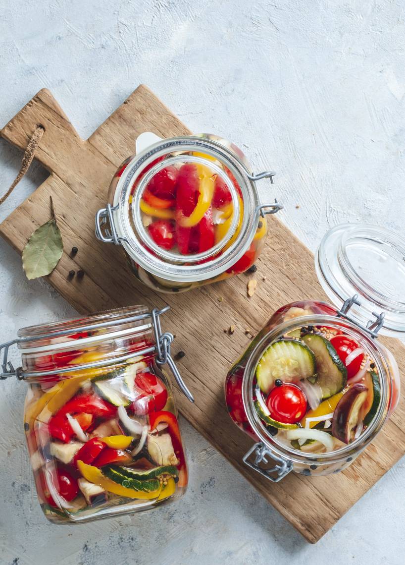 Eingemachtes Ratatouille