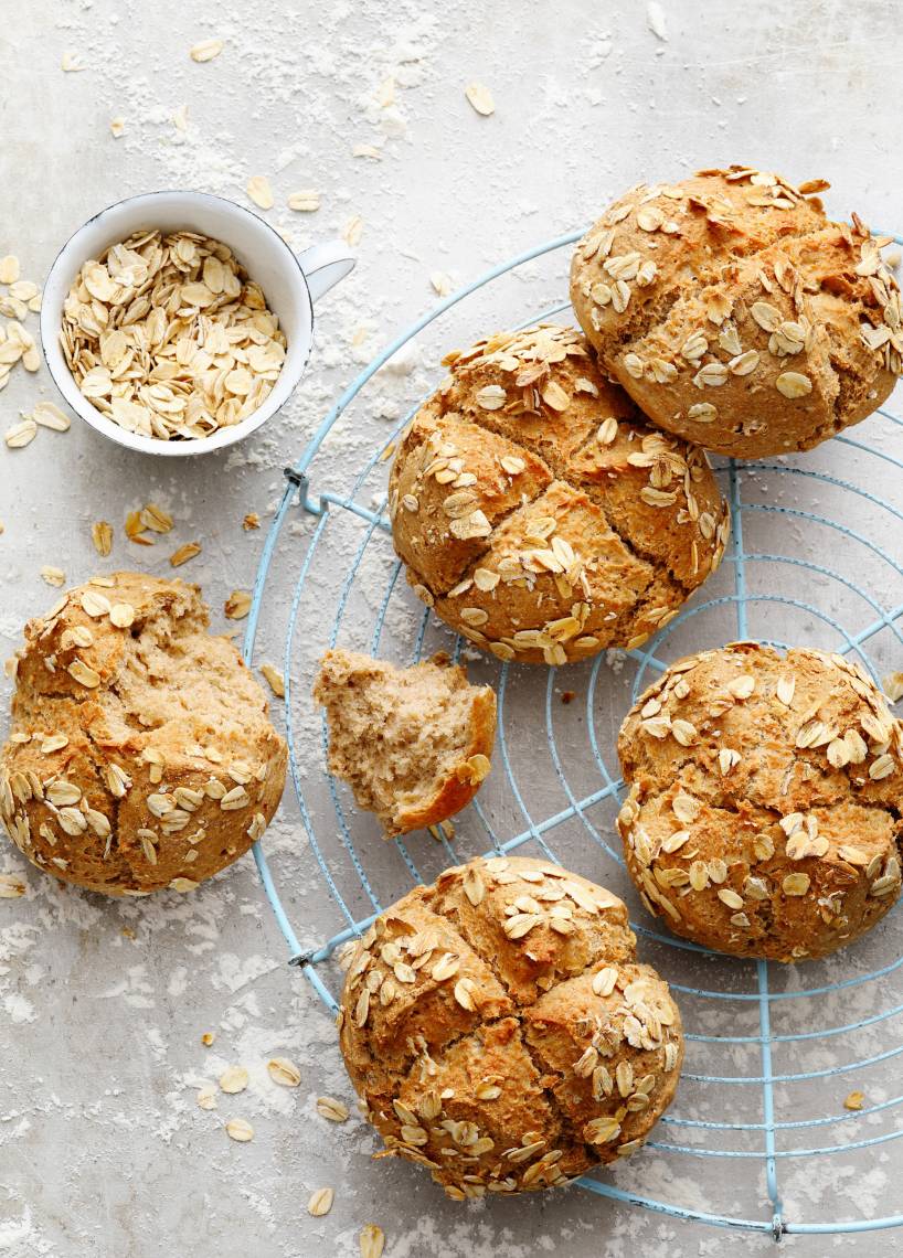 Hafer-Dinkel-Brötchen