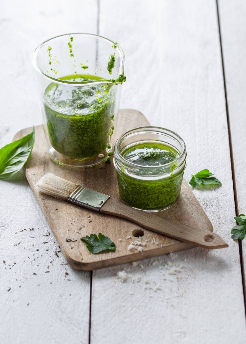 Kräuter-Pesto-Marinade