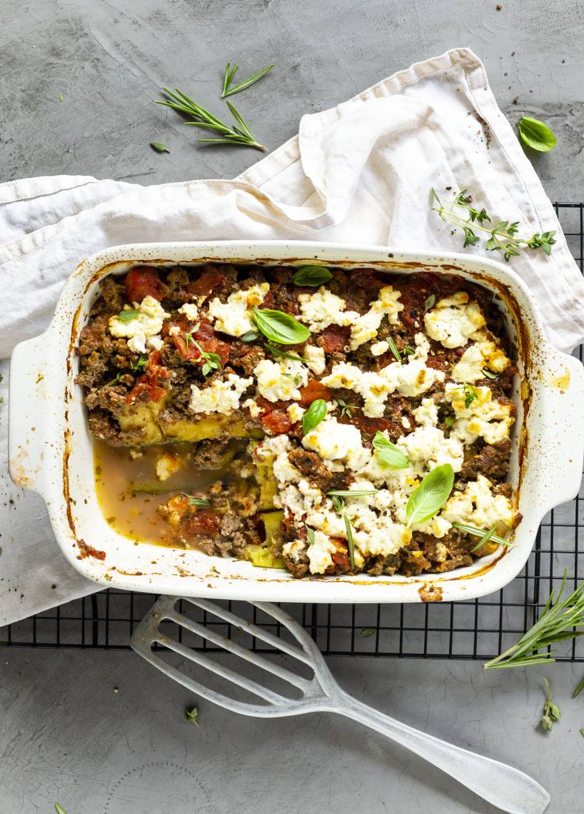 Low-Carb-Zucchini-Lasagne