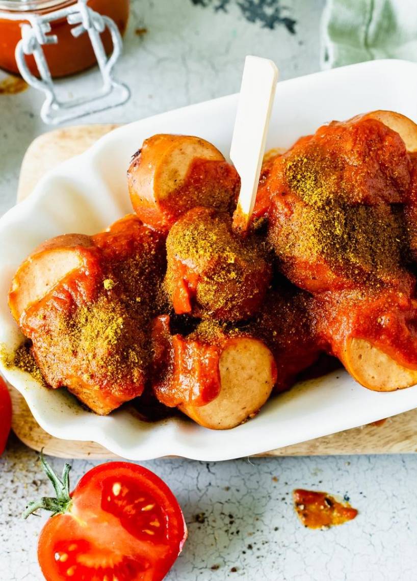 Currywurst mit Soße