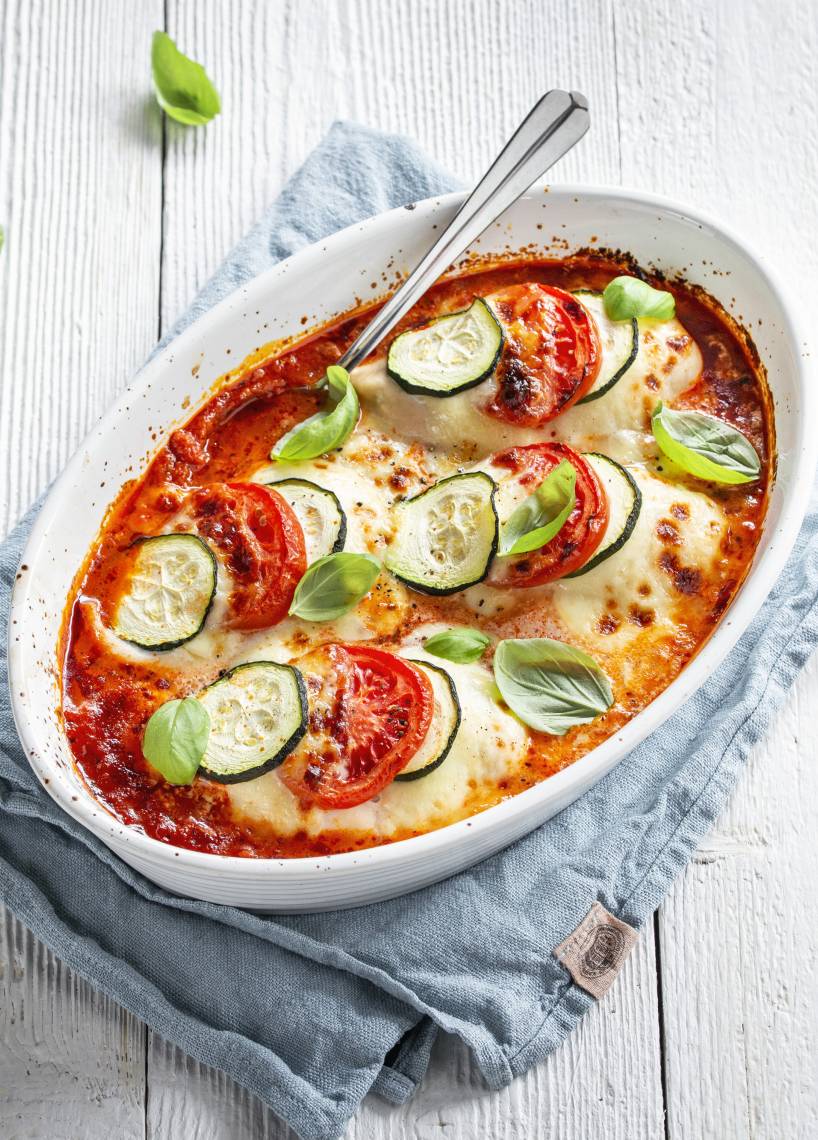 Ofenhähnchen Tomate-Mozzarella