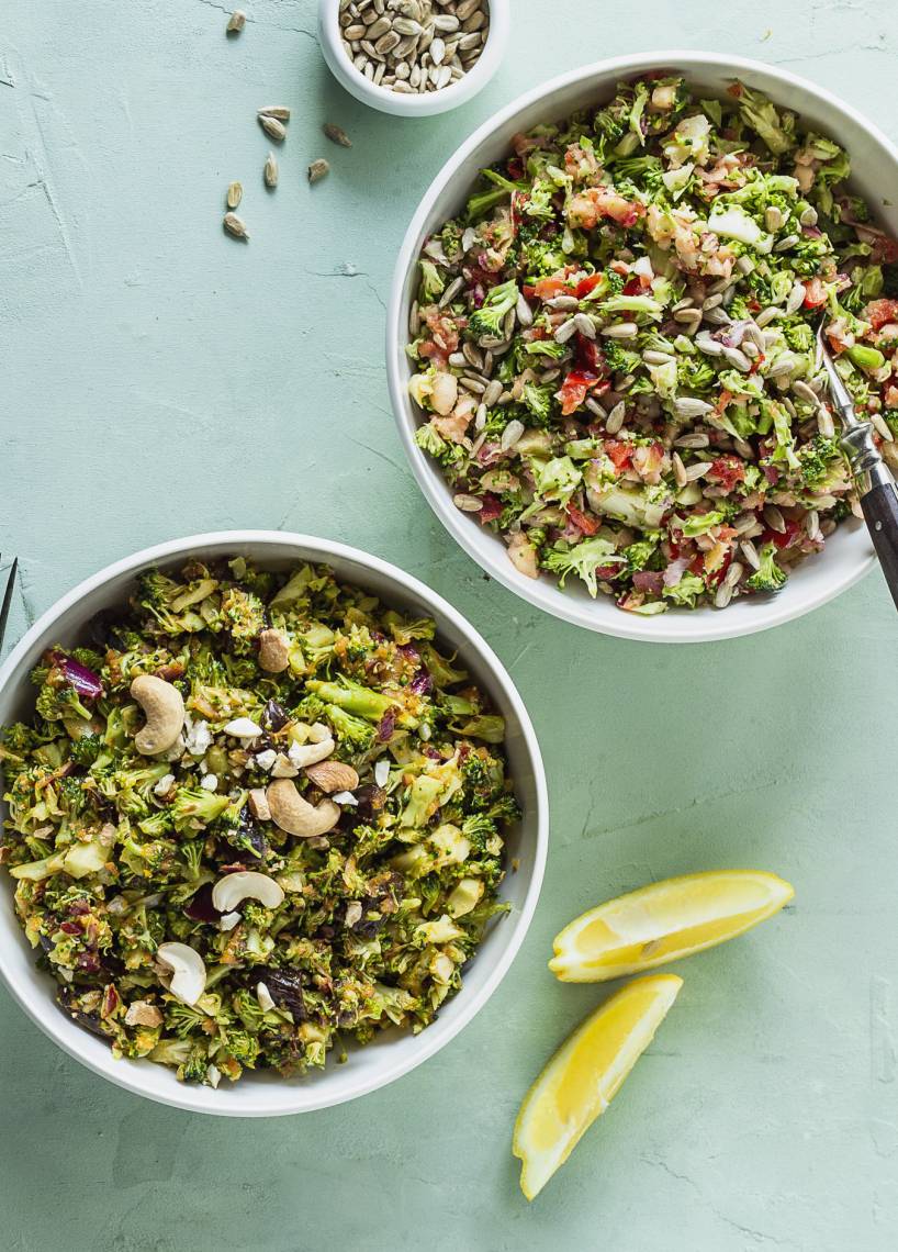 Brokkolisalat mit Äpfeln
