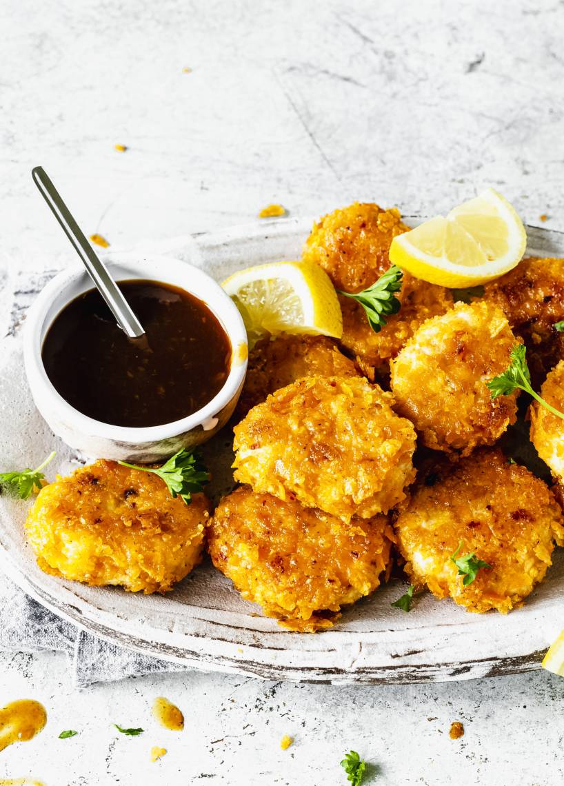 Chicken Nuggets mit süßsaurer-Soße
