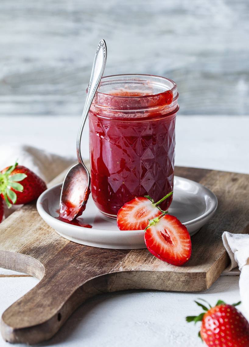 Die einfachste Erdbeermarmelade
