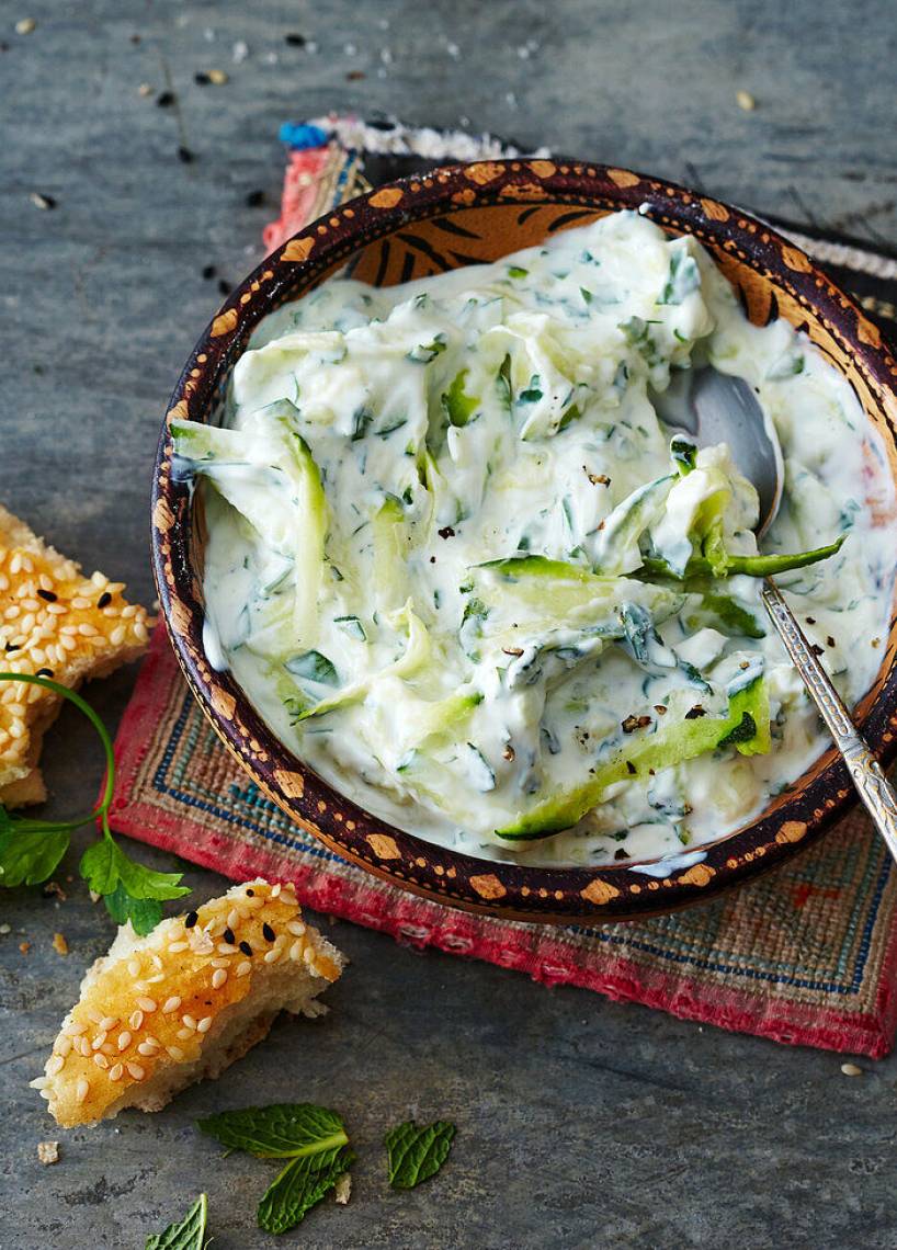 Zucchini-Joghurt-Dip