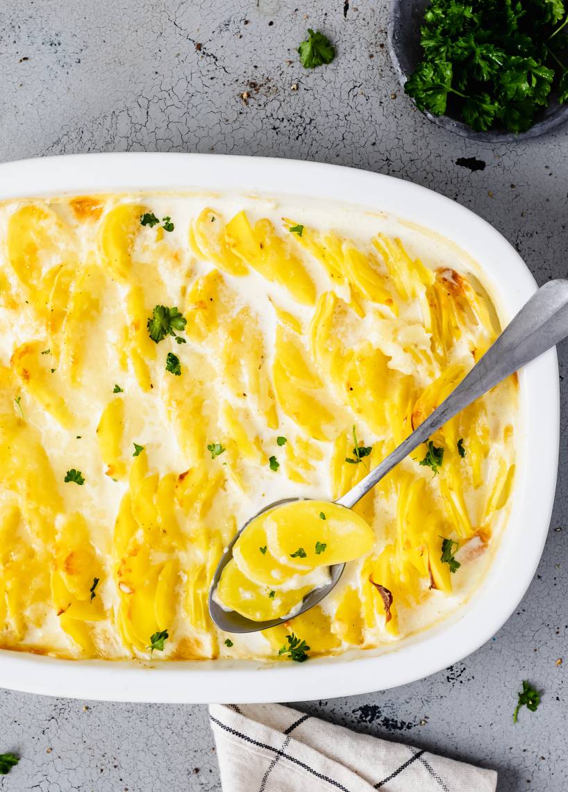 Klassisches Kartoffelgratin