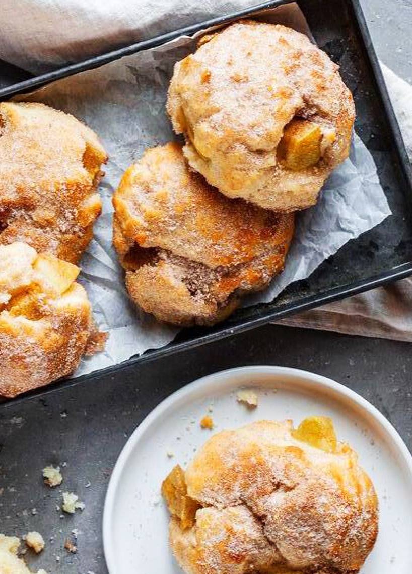 Apfelballen vom Blech