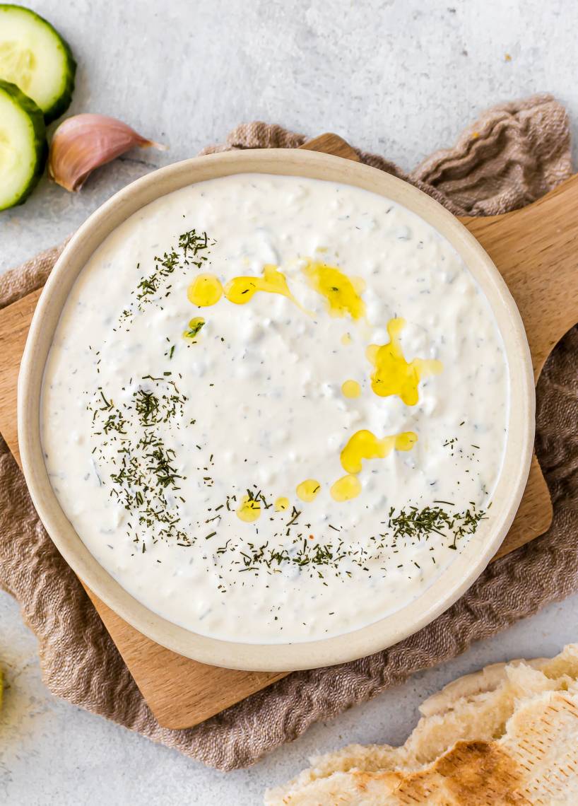 Zaziki mit Schmand