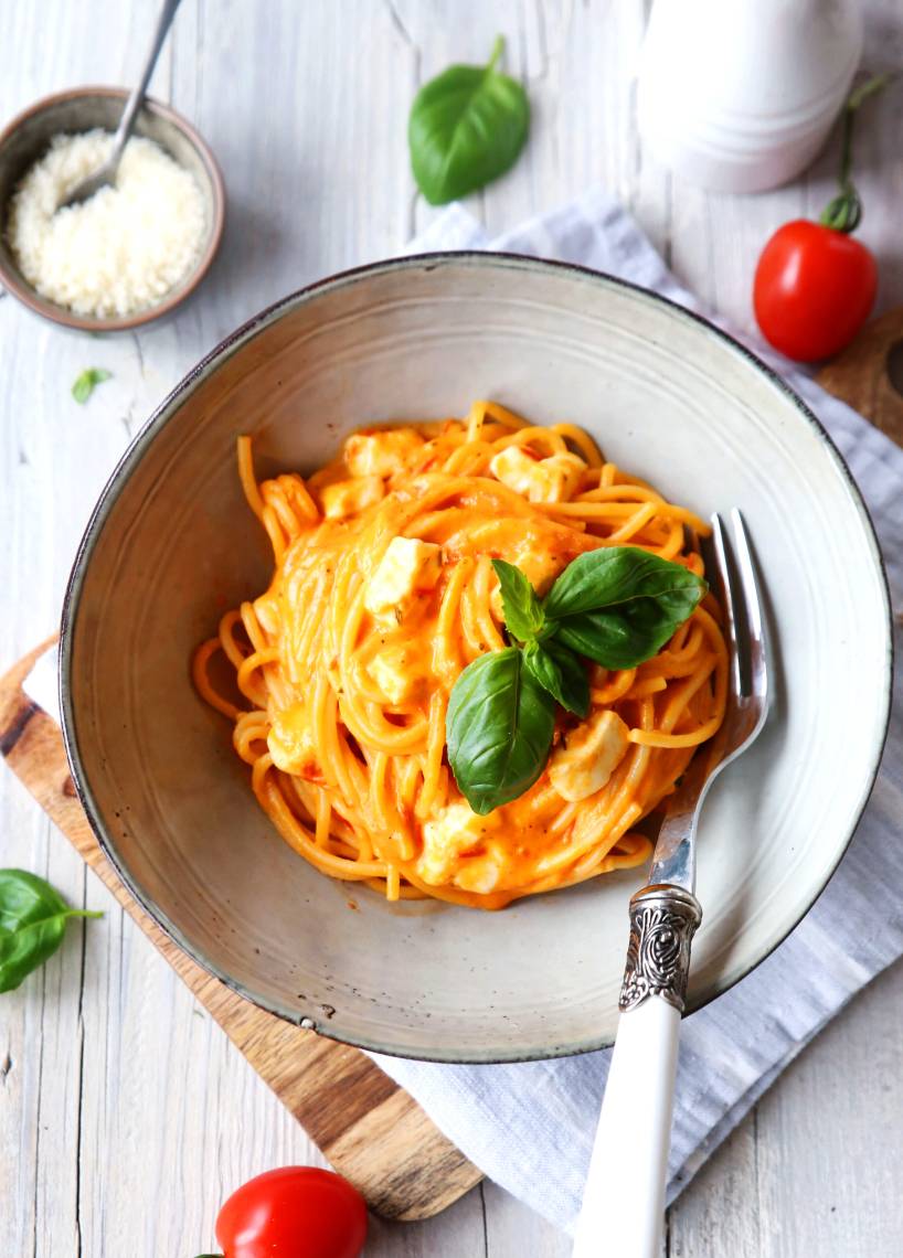 Spaghetti Tomate-Mozzarella